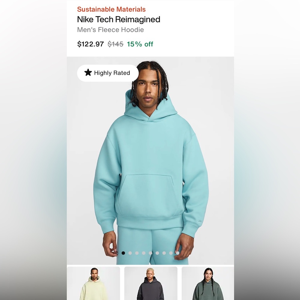 Brand New Nike Hoodie - oversized